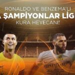 Ronaldo ve Benzema’lı Asya Şampiyonlar Ligi’nde Kura Heyecanı!