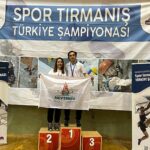 Spor tırmanışı Türkiye şampiyonasında Mustafa Sacit Sümer Türkiye Şampiyonu oldu